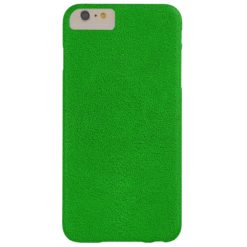 The look of Snuggly Bright Neon Green Suede Barely There iPhone 6 Plus Case