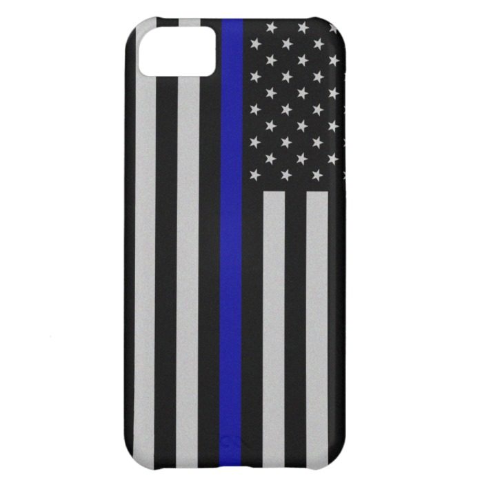 Thin Blue Line Flag Case For iPhone 5C