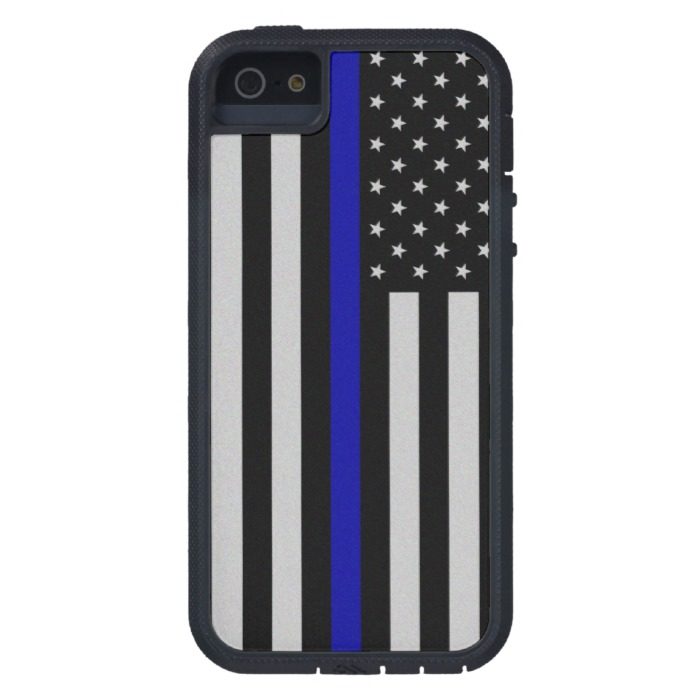 Thin Blue Line Flag Case For iPhone SE/5/5s
