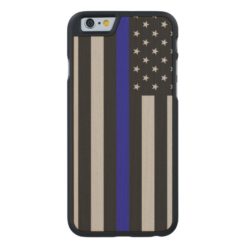 Thin Blue Line Flag iPhone 6 Case