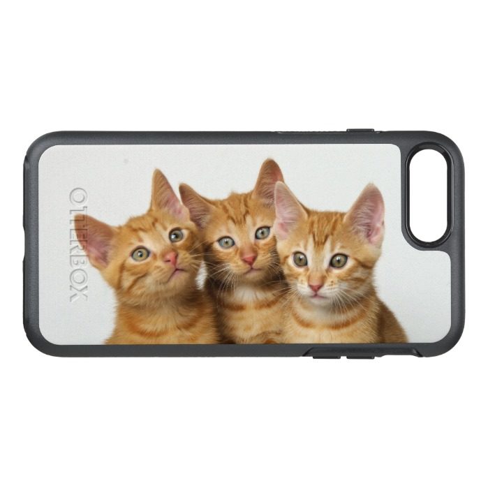 Three Cute Ginger Cat Kittens Photo protect Phone OtterBox Symmetry iPhone 7 Plus Case