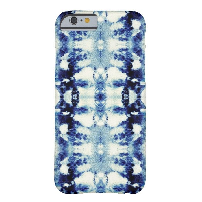 Tie Dye Blues Barely There iPhone 6 Case