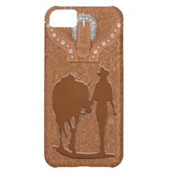 Tooled Leather Cowgirl Western IPhone 5 Case