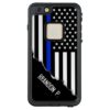 Torn Out Look Police Flag Custom Name LifeProof? FR?? iPhone 6/6s Plus Case