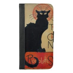 Tournee du Chat Noir Black Cat Cabaret iPhone 6/6s Plus Wallet Case