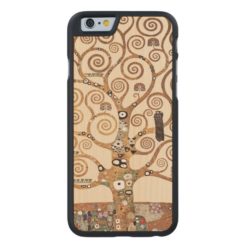 Tree of Life by Gustav Klimt Carved Maple iPhone 6 Slim Case