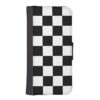 Trendy Auto Racing Plaid Chequered Checkered Flag Wallet Phone Case For iPhone SE/5/5s