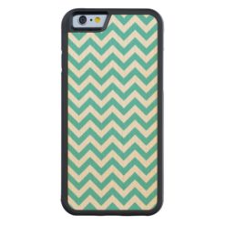 Trendy Chevron Carved iPhone 6 Bumper Wood Case