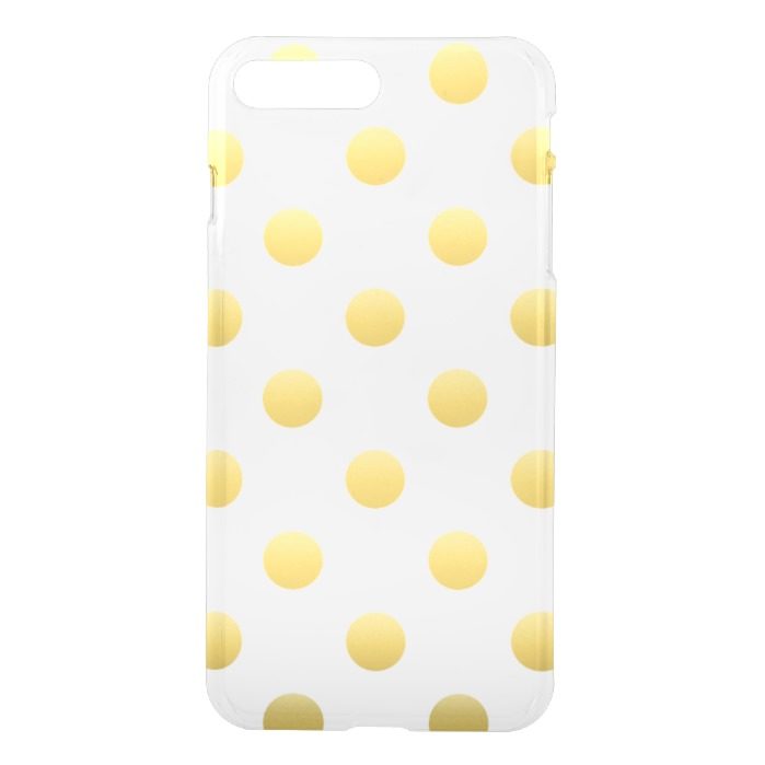Trendy Gold Dots iPhone 7 Plus Case