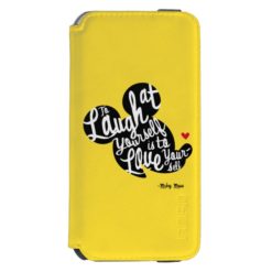 Trendy Mickey | Laugh At Yourself iPhone 6/6s Wallet Case
