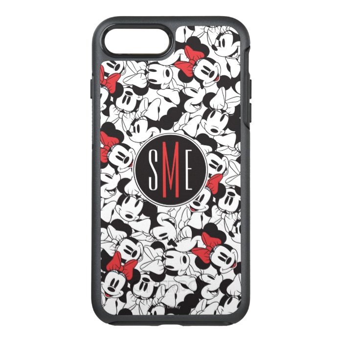 Trendy Minnie | Monogram Classic Pattern OtterBox Symmetry iPhone 7 Plus Case