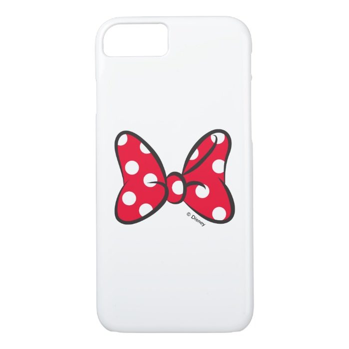 Trendy Minnie | Red Polka Dot Bow iPhone 7 Case