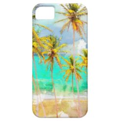 Tropical Beach Ocean Custom iPhone Case