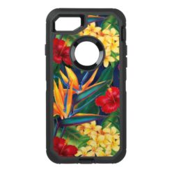 Tropical Paradise Hawaiian Floral OtterBox Defender iPhone 7 Case