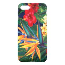 Tropical Paradise Hawaiian Floral iPhone 7 Case