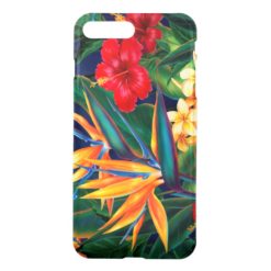 Tropical Paradise Hawaiian Floral iPhone 7 Plus Case