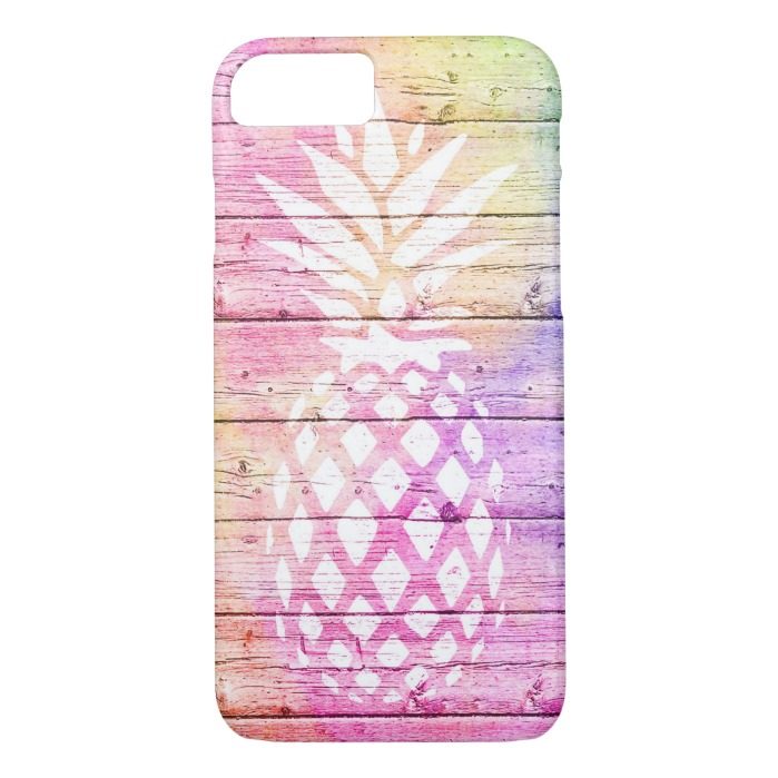 Tropical Pineapple Driftwood iPhone 7 Case