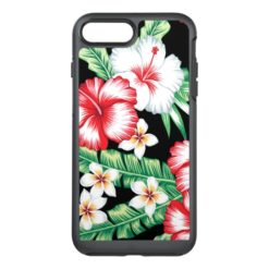 Tropical floral pattern iPhone 7 plus case