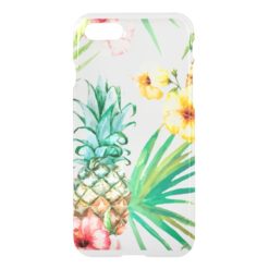 Tropical pineapple Hawaii iPhone 7 Clearly? Def iPhone 7 Case