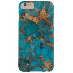 Turquoise Stone Background Barely There iPhone 6 Plus Case