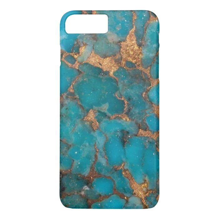 Turquoise Stone Background iPhone 7 Plus Case