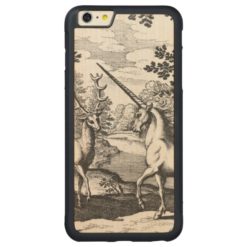 Unicorn in the Forest Carved Maple iPhone 6 Plus Bumper Case