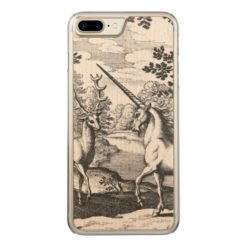 Unicorn in the Forest Carved iPhone 7 Plus Case