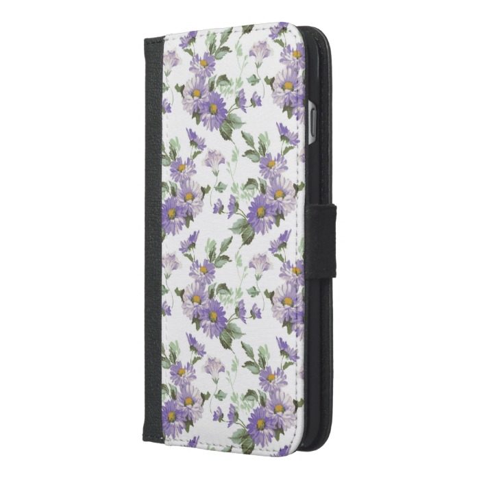 Victorian purple floral iPhone 6/6s plus case