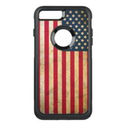 Vintage American Flag OtterBox Commuter iPhone 7 Plus Case