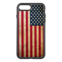 Vintage American Flag OtterBox Symmetry iPhone 7 Plus Case