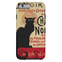 Vintage Art Nouveau Le Chat Noir Tough iPhone 6 Case