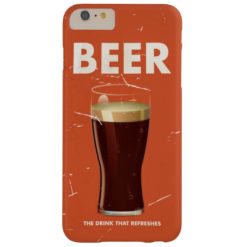 Vintage Beer Commercial poster. Barely There iPhone 6 Plus Case