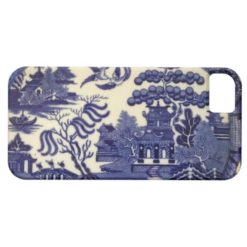 Vintage Blue Willow China Plate Wrap iPhone SE/5/5s Case