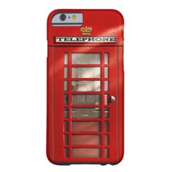Vintage British Red Telephone Box Custom Cases