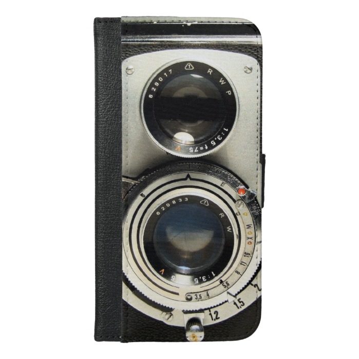 Vintage Camera - Old Fashion Antique Look iPhone 6/6s Plus Wallet Case