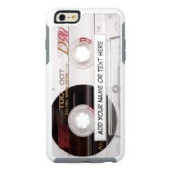Vintage Cassette Tape Funny Look with Custom Text OtterBox iPhone 6/6s Plus Case