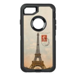 Vintage Eiffel Tower OtterBox Defender iPhone 6/6s OtterBox Defender iPhone 7 Case