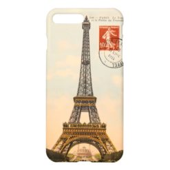 Vintage Eiffel Tower iPhone 7 Plus Case
