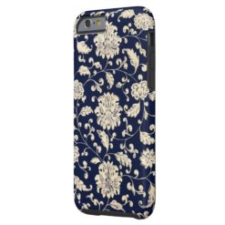 Vintage Floral Pattern Tough iPhone 6 Case