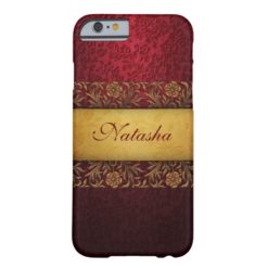 Vintage Gold Barely There iPhone 6 Case