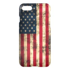Vintage Grunge American Flag iPhone 7 Case