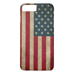 Vintage Grunge American Flag iPhone 7 Plus Case