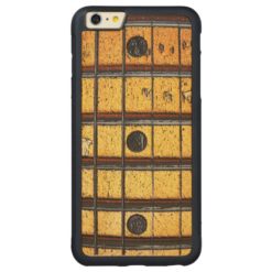Vintage Guitar Frets Carved Maple iPhone 6 Plus Bumper Case