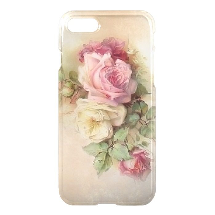 Vintage Hand Painted Style Roses iPhone 7 Case