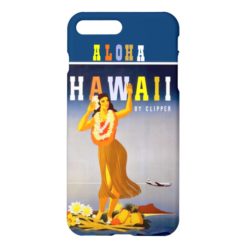 Vintage Hawaii Hula Dancer iPhone 7 Plus Case