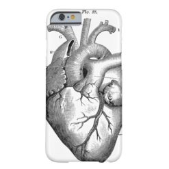 Vintage Heart Diagram Barely There iPhone 6 Case