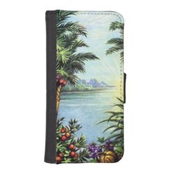 Vintage Island iPhone SE/5/5s Wallet Case
