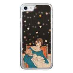 Vintage Loving Mother Baby Stars Mothers Day Carved iPhone 7 Case