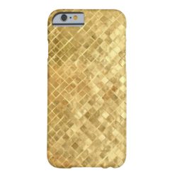 Vintage Mid Fifties gold texture Barely There iPhone 6 Case
