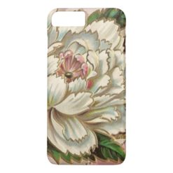 Vintage Peony Flower iPhone 7 Plus Case